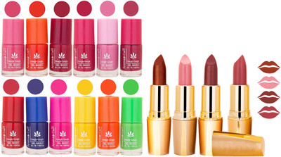 Aroma Care Lot of 12-piece Surprise Nail Polish Set and Rythm Lipsticks Combo 91(Set of 16)
Aroma Care Lot of 12-piece Surprise Nail Polish Set and Rythm Lipsticks Combo 91(Set of 16)