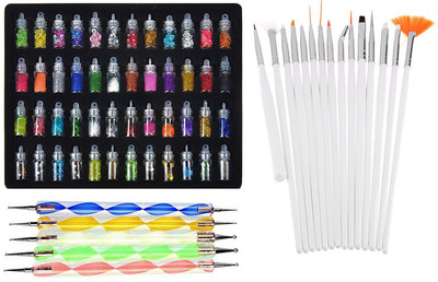 Lifestyle-You LY116A Combo Deal of Nail Art Brush Dotting Tools And 3D Nail Art 48 Bottles(Set of 3)
Lifestyle-You LY116A Combo Deal of Nail Art Brush Dotting Tools And 3D Nail Art 48 Bottles(Set of 3)