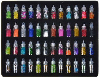 Lifestyle-You 3D Nail Art 48 Mini Bottles Glitter Sequins Rhinestones Beads Assorted Colours(Multi)
Lifestyle-You 3D Nail Art 48 Mini Bottles Glitter Sequins Rhinestones Beads Assorted Colours(Multi)