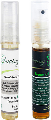 Glowing Buzz Combo of 1 Nourishment Vitamin E Oil and 1 Neem Essential Oil(Set of 2)
Glowing Buzz Combo of 1 Nourishment Vitamin E Oil and 1 Neem Essential Oil(Set of 2)