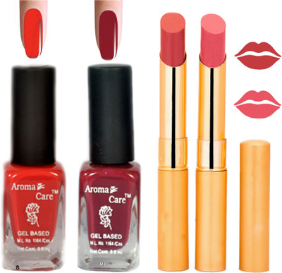 Aroma Care Black Cap Nail Polish RHYTHM Orange Lipstick Combo 023(Set of 4)
Aroma Care Black Cap Nail Polish RHYTHM Orange Lipstick Combo 023(Set of 4)