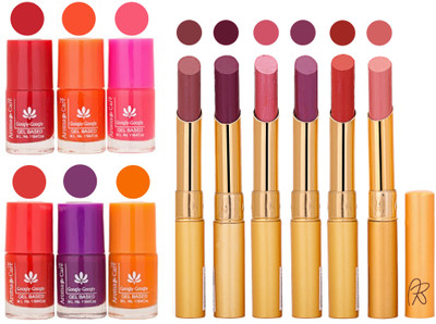Aroma Care Nail Polish Set and Rythm Lipstick Sets ( Modern Shades) 1803201862(Set of 12)
Aroma Care Nail Polish Set and Rythm Lipstick Sets ( Modern Shades) 1803201862(Set of 12)