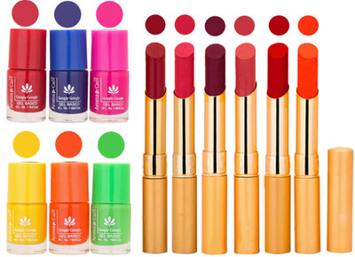 Aroma Care Makeup Women Nail Polish and Exclusive Long Lasting Lipstick Set 26(Set of 12)
Aroma Care Makeup Women Nail Polish and Exclusive Long Lasting Lipstick Set 26(Set of 12)