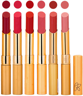 Rythmx 6 Pcs Color Lipstick Makeup Creamy Matte Long Lasting Lip Colors 162201708(Multicolor,, 13.2 g)
Rythmx 6 Pcs Color Lipstick Makeup Creamy Matte Long Lasting Lip Colors 162201708(Multicolor,, 13.2 g)