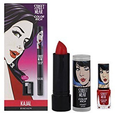 Street Wear Color Rich Pretty You Beauty Collection - Red, Set of 3(Set of 3)