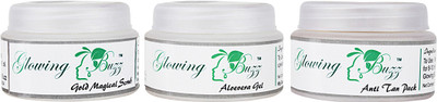 Glowing Buzz GB_556633 - Combo of Gold Magical scrub, Aloevera gel and Anti Tan pack(Set of 3)
Glowing Buzz GB_556633 - Combo of Gold Magical scrub, Aloevera gel and Anti Tan pack(Set of 3)