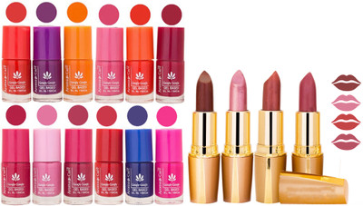 Aroma Care Lot of 12-piece Surprise Nail Polish Set and Rythm Lipsticks Combo 13(Set of 16)
Aroma Care Lot of 12-piece Surprise Nail Polish Set and Rythm Lipsticks Combo 13(Set of 16)