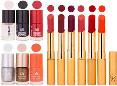 Aroma Care 6 Nail Polish Set Rythm 6 Pcs Lipstick 6 Awesome Color for Fashion Women 2332017090(Set of 12)
Aroma Care 6 Nail Polish Set Rythm 6 Pcs Lipstick 6 Awesome Color for Fashion Women 2332017090(Set of 12)