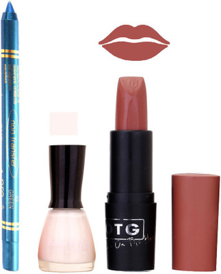 Fashion Bar Nail Polish , otg Lipstick , Turquoise Blue Kajal Combo139(Set of 3)
Fashion Bar Nail Polish , otg Lipstick , Turquoise Blue Kajal Combo139(Set of 3)