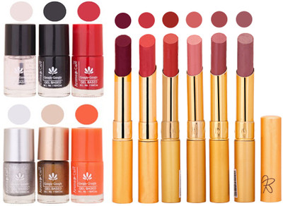 Aroma Care 6 Nail Polish Set Rythm 6 Pcs Lipstick 6 Awesome Color for Fashion Women 2332017145(Set of 12)
Aroma Care 6 Nail Polish Set Rythm 6 Pcs Lipstick 6 Awesome Color for Fashion Women 2332017145(Set of 12)