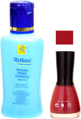 Rythmx Pinkish Mauve Shades Nail Polish With Extra Strenth Polish remover 48037(Set of 2)
Rythmx Pinkish Mauve Shades Nail Polish With Extra Strenth Polish remover 48037(Set of 2)