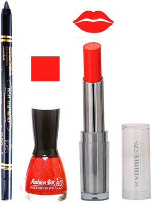 Rythmx Lipstick , Nail Polish And Stay On Black Kajal Makeup Combo 1054(Set of 3)
Rythmx Lipstick , Nail Polish And Stay On Black Kajal Makeup Combo 1054(Set of 3)