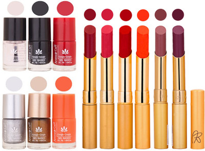 Aroma Care 6 Nail Polish Set Rythm 6 Pcs Lipstick 6 Awesome Color for Fashion Women 2332017036(Set of 12)
Aroma Care 6 Nail Polish Set Rythm 6 Pcs Lipstick 6 Awesome Color for Fashion Women 2332017036(Set of 12)