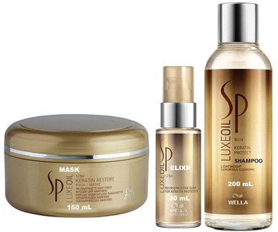 Wella Professionals Sp Luxeoil Elixr serum with Shampoo and Restore Mask(Set of 3)
Wella Professionals Sp Luxeoil Elixr serum with Shampoo and Restore Mask(Set of 3)