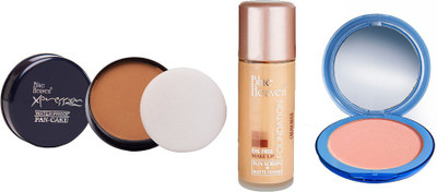 Blue Heaven Xpression Pan Cake (73), Oil Free Foundation (Cream Beige) & Silk On Face Compact (SKIN) Combo.(Set of 3)
Blue Heaven Xpression Pan Cake (73), Oil Free Foundation (Cream Beige) & Silk On Face Compact (SKIN) Combo.(Set of 3)