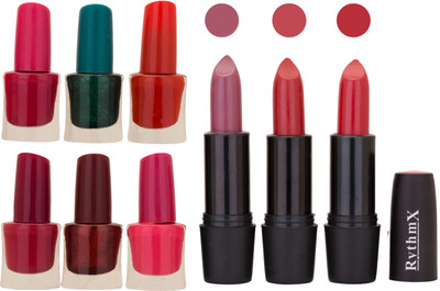 Rythmx NEW NEON IMPORTANT NAIL POLISHES AND BLACK LIPSTICKS COMBO 037(Set of 9)
Rythmx NEW NEON IMPORTANT NAIL POLISHES AND BLACK LIPSTICKS COMBO 037(Set of 9)
