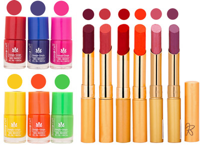 Aroma Care Makeup Women Nail Polish and Exclusive Long Lasting Lipstick Set 137(Set of 12)
Aroma Care Makeup Women Nail Polish and Exclusive Long Lasting Lipstick Set 137(Set of 12)
