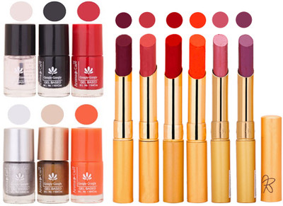 Aroma Care 6 Nail Polish Set Rythm 6 Pcs Lipstick 6 Awesome Color for Fashion Women 2332017137(Set of 12)
Aroma Care 6 Nail Polish Set Rythm 6 Pcs Lipstick 6 Awesome Color for Fashion Women 2332017137(Set of 12)