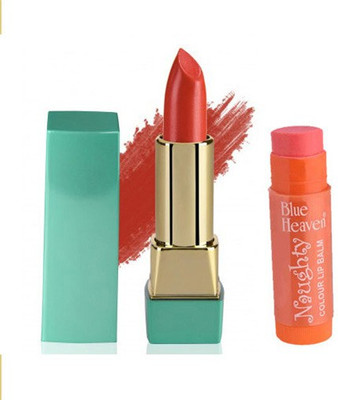 Blue Heaven Mintz Glossy Lipstick (Baked Brick) & Naughty Color Lip Balm (Orange)(Set of 2)
Blue Heaven Mintz Glossy Lipstick (Baked Brick) & Naughty Color Lip Balm (Orange)(Set of 2)