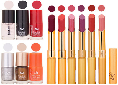 Aroma Care 6 Nail Polish Set Rythm 6 Pcs Lipstick 6 Awesome Color for Fashion Women 2332017143(Set of 12)
Aroma Care 6 Nail Polish Set Rythm 6 Pcs Lipstick 6 Awesome Color for Fashion Women 2332017143(Set of 12)