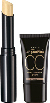Avon Skin Goodness City Block CC Cream 18g - Nude & Ideal Luminous Concealer Stick 2g-Light Wheat(Set of 2)
Avon Skin Goodness City Block CC Cream 18g - Nude & Ideal Luminous Concealer Stick 2g-Light Wheat(Set of 2)