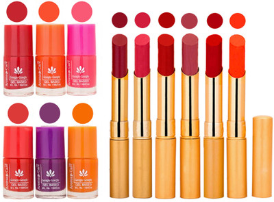 Aroma Care Nail Polish Set and Rythm Lipstick Sets ( Modern Shades) 1803201720(Set of 12)
Aroma Care Nail Polish Set and Rythm Lipstick Sets ( Modern Shades) 1803201720(Set of 12)