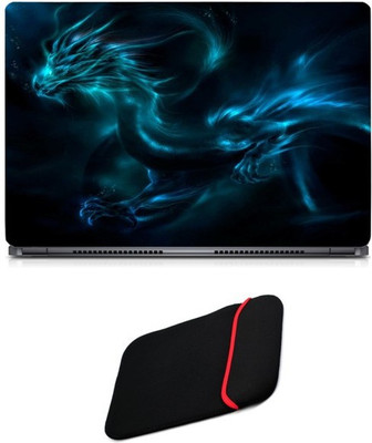Skin Yard Spirit Blue Flying Dragon Laptop Skin/Decal with Reversible Laptop Sleeve - 14.1 Inch Combo Set
Skin Yard Spirit Blue Flying Dragon Laptop Skin/Decal with Reversible Laptop Sleeve - 14.1 Inch Combo Set