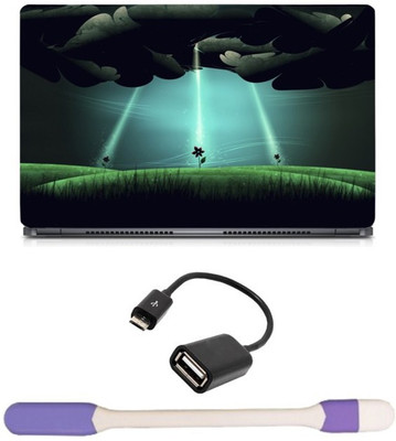 Skin Yard 3D Ray of Light Laptop Skin with USB LED Light & OTG Cable - 15.6 Inch Combo Set
Skin Yard 3D Ray of Light Laptop Skin with USB LED Light & OTG Cable - 15.6 Inch Combo Set