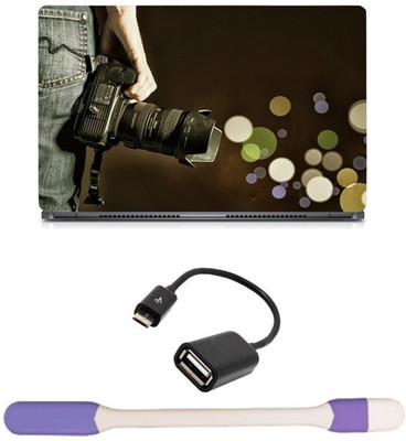 Skin Yard Camera Laptop Skin -14.1 Inch with USB LED Light & OTG Cable (Assorted) Combo Set
Skin Yard Camera Laptop Skin -14.1 Inch with USB LED Light & OTG Cable (Assorted) Combo Set