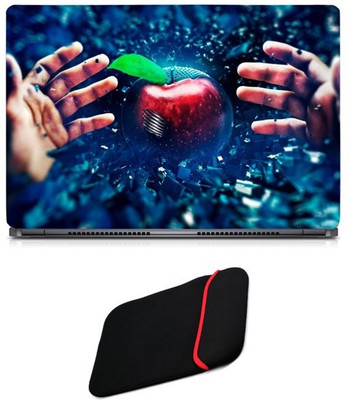 Skin Yard 4D Apple Hand Laptop Skin/Decal with Reversible Laptop Sleeve - 14.1 Inch Combo Set
Skin Yard 4D Apple Hand Laptop Skin/Decal with Reversible Laptop Sleeve - 14.1 Inch Combo Set