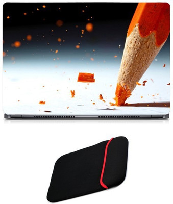 Skin Yard Colour Pencil Point Break Sparkle Laptop Skin/Decal with Reversible Laptop Sleeve - 14.1 Inch Combo Set
Skin Yard Colour Pencil Point Break Sparkle Laptop Skin/Decal with Reversible Laptop Sleeve - 14.1 Inch Combo Set