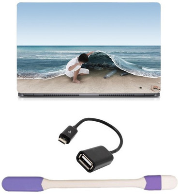 Skin Yard Water Pollution Awareness Sparkle Laptop Skin -14.1 Inch with USB LED Light & OTG Cable (Assorted) Combo Set
Skin Yard Water Pollution Awareness Sparkle Laptop Skin -14.1 Inch with USB LED Light & OTG Cable (Assorted) Combo Set