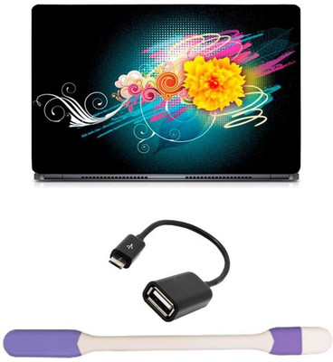 Skin Yard Colourful Smoking Effect Laptop Skin -14.1 Inch with USB LED Light & OTG Cable (Assorted) Combo Set
Skin Yard Colourful Smoking Effect Laptop Skin -14.1 Inch with USB LED Light & OTG Cable (Assorted) Combo Set