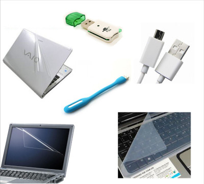 Namo Art Transparent Skin , USB LED, Screen Guard, Key Guard, Card Reader, USB Charging Cable for 15.6 inch Laptop Combo Set
Namo Art Transparent Skin , USB LED, Screen Guard, Key Guard, Card Reader, USB Charging Cable for 15.6 inch Laptop Combo Set