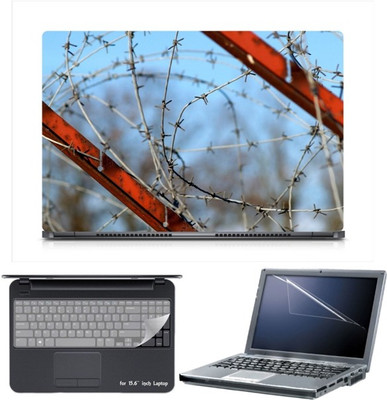 Skin Yard Sparkle Barbed Wire Fence Laptop Skin with Screen Protector & Keyboard Skin -15.6 Inch Combo Set
Skin Yard Sparkle Barbed Wire Fence Laptop Skin with Screen Protector & Keyboard Skin -15.6 Inch Combo Set
