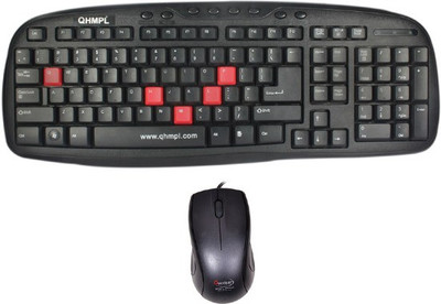 QHMPL Wired Keyboard & Mouse Combo Set