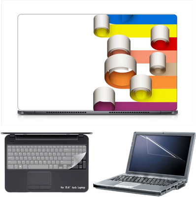 Skin Yard Color Ribbon Strips Laptop Skin Decal with Keyguard & Screen Protector -15.6 Inch Combo Set
Skin Yard Color Ribbon Strips Laptop Skin Decal with Keyguard & Screen Protector -15.6 Inch Combo Set