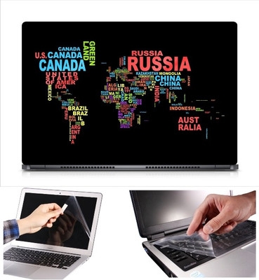 Skin Yard Country Text World Map Laptop Skin Decal with Keyguard & Screen Protector -15.6 Inch Combo Set
Skin Yard Country Text World Map Laptop Skin Decal with Keyguard & Screen Protector -15.6 Inch Combo Set