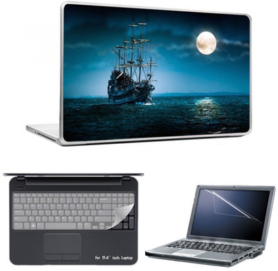 Skin Yard Sea Ship in Dark Night Laptop Skin With Laptop Screen Guard And Laptop Key Guard -15.6 Inch Combo Set
Skin Yard Sea Ship in Dark Night Laptop Skin With Laptop Screen Guard And Laptop Key Guard -15.6 Inch Combo Set