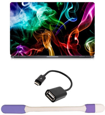 Skin Yard Flower Vector Design Laptop Skin -14.1 Inch with USB LED Light & OTG Cable (Assorted) Combo Set
Skin Yard Flower Vector Design Laptop Skin -14.1 Inch with USB LED Light & OTG Cable (Assorted) Combo Set