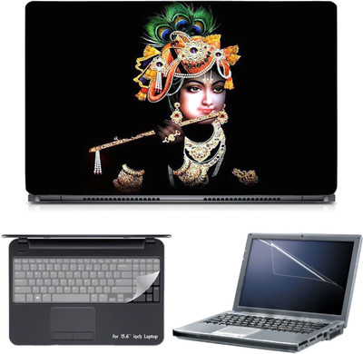 Skin Yard 3in1 Combo- Flute Krishna Laptop Skin with Screen Protector & Keyguard -15.6 Inch Combo Set
Skin Yard 3in1 Combo- Flute Krishna Laptop Skin with Screen Protector & Keyguard -15.6 Inch Combo Set