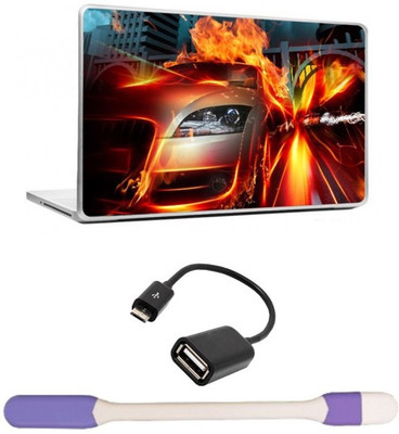 Skin Yard Car on Fire Laptop Skin -14.1 Inchs with USB LED Light & OTG Cable (Assorted) Combo Set
Skin Yard Car on Fire Laptop Skin -14.1 Inchs with USB LED Light & OTG Cable (Assorted) Combo Set