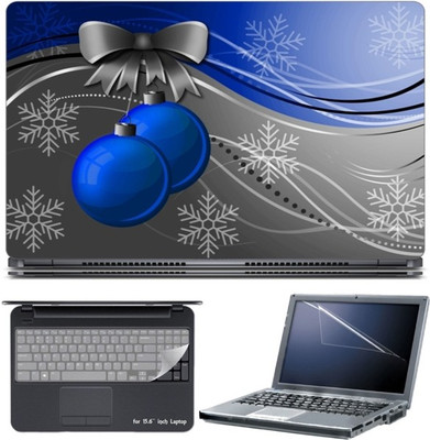Skin Yard Blue Christmas Ornaments Laptop Skin with Screen Protector & Keyboard Skin -15.6 Inch Combo Set
Skin Yard Blue Christmas Ornaments Laptop Skin with Screen Protector & Keyboard Skin -15.6 Inch Combo Set