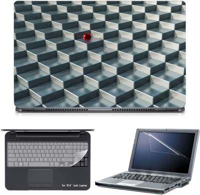 Skin Yard 3in1 Combo- 3d Cubes Red Ball Laptop Skin with Screen Protector & Keyguard -15.6 Inch Combo Set
Skin Yard 3in1 Combo- 3d Cubes Red Ball Laptop Skin with Screen Protector & Keyguard -15.6 Inch Combo Set