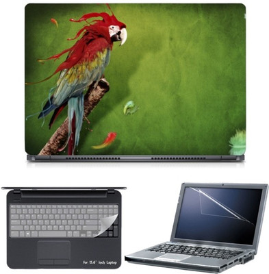 Skin Yard Splash Of Parrot Laptop Skin with Screen Protector & Keyboard Skin -15.6 Inch Combo Set
Skin Yard Splash Of Parrot Laptop Skin with Screen Protector & Keyboard Skin -15.6 Inch Combo Set