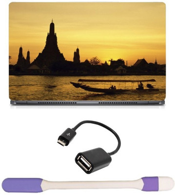 Skin Yard Amazing Set of Thailand Laptop Skin -14.1 Inch with USB LED Light & OTG Cable (Assorted) Combo Set
Skin Yard Amazing Set of Thailand Laptop Skin -14.1 Inch with USB LED Light & OTG Cable (Assorted) Combo Set