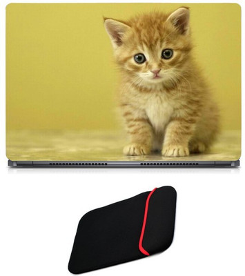 Skin Yard Brown Cat Laptop Skin/Decal with Reversible Laptop Sleeve - 14.1 Inch Combo Set
Skin Yard Brown Cat Laptop Skin/Decal with Reversible Laptop Sleeve - 14.1 Inch Combo Set
