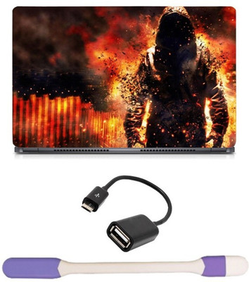 Skin Yard Combustion Demon Laptop Skin -14.1 Inch with USB LED Light & OTG Cable (Assorted) Combo Set
Skin Yard Combustion Demon Laptop Skin -14.1 Inch with USB LED Light & OTG Cable (Assorted) Combo Set