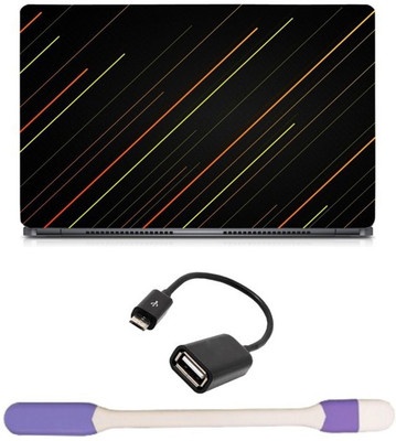 Skin Yard Green Orange Line Laptop Skin with USB LED Light & OTG Cable - 15.6 Inch Combo Set
Skin Yard Green Orange Line Laptop Skin with USB LED Light & OTG Cable - 15.6 Inch Combo Set