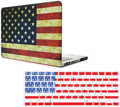 Saco MacBook 13.3 Pro USA Design Case With Keyboard Skin Combo Set